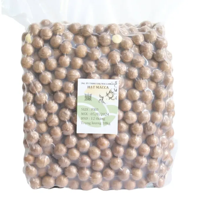 Hạt Macca Xuất Khẩu Size 22-24mm Thùng 10kg
